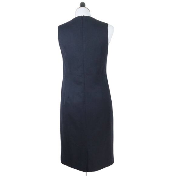 Vintage Pendleton Size Petite 4 Stretch Wool Sheath Dress Black - Picture 4 of 10